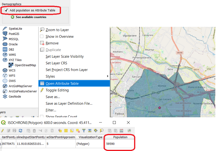 Qgis iso4app population